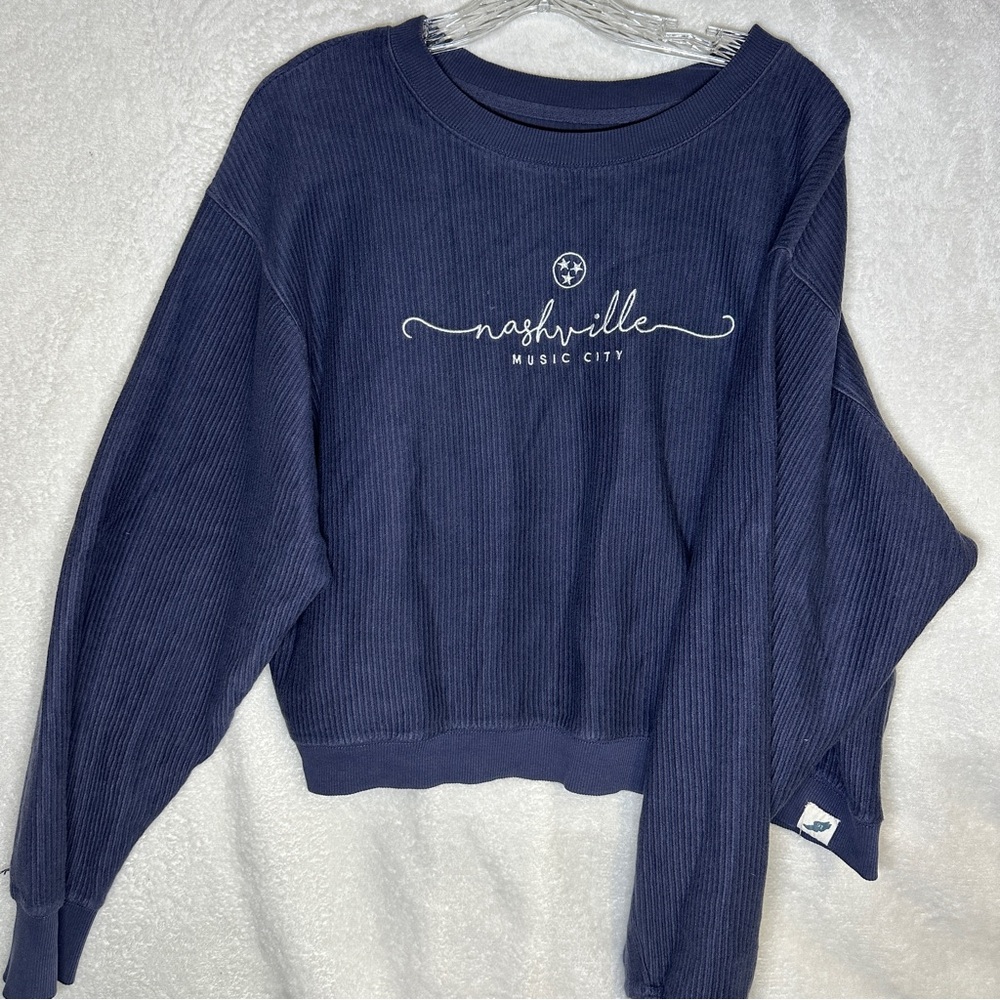 Nashville Music City Navy Sweatshirt